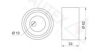 AUTEX 641402 Tensioner Pulley, timing belt